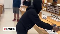 Dreister Dieb stiehlt über 40 iPhones aus Apple Store