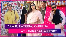Aamir Khan, Katrina Kaif, Vicky Kaushal, Kareena Kapoor, Taimur Ali Khan At Jamnagar Airport
