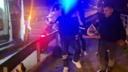 Sinop'ta motosiklet kazası iki yaralı