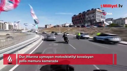 Dur ihtarına uymadı! Polis peşine takıldı