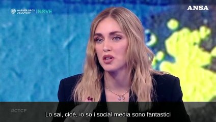 CTCF, Ferragni: "I social diventano un incubo quando tutto va male"