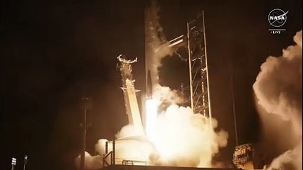 Download Video: Lanzada con éxito la octava misión comercial tripulada de la NASA y Space X a la Estación Espacial Internacional