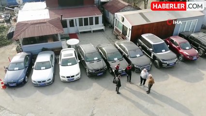 Çalıntı 40 otomobil yediemin otoparkında sergilendi