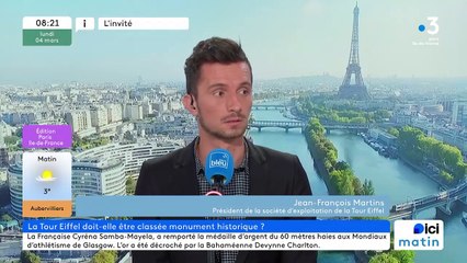 04/03/2024 : l'invité d'actu 8h15 France Bleu Paris