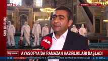 Fatih Belediyesi Ayasofya'yı Ramazan'a hazırlıyor