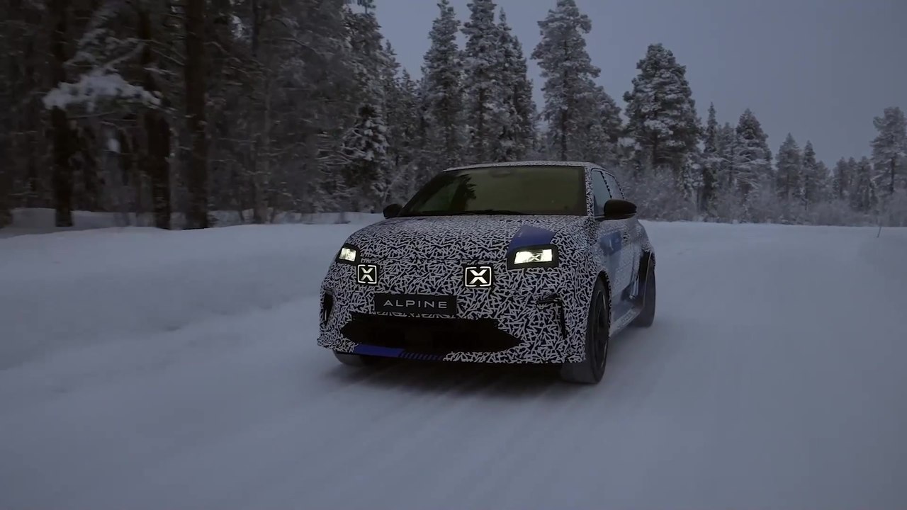 Alpine A290 - elektrischer Kompaktsportler unter extremen Bedingungen am Polarkreis getestet