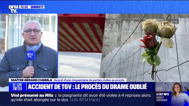 Procès du déraillement mortel du TGV à Eckwersheim: Les proches des victimes se sont senties oubliées durant toute la durée de l'instruction , explique Maître Gérard Chemla (avocat des parties civiles)