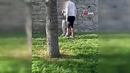 İstanbul'da eli silahlı liseli akran dehşeti kamerada