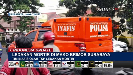 Tim INAFIS Gelar Olah TKP Ledakan Mortir di Mako Brimob Surabaya