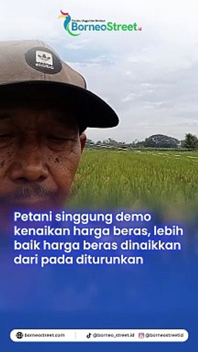 Petani singgung pendemo yang protes soal kenaik...