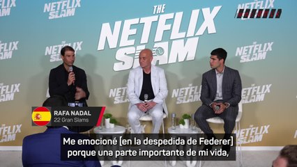 Nadal: "Una parte de mi vida se fue con Federer, el jugador más elegante que vi"
