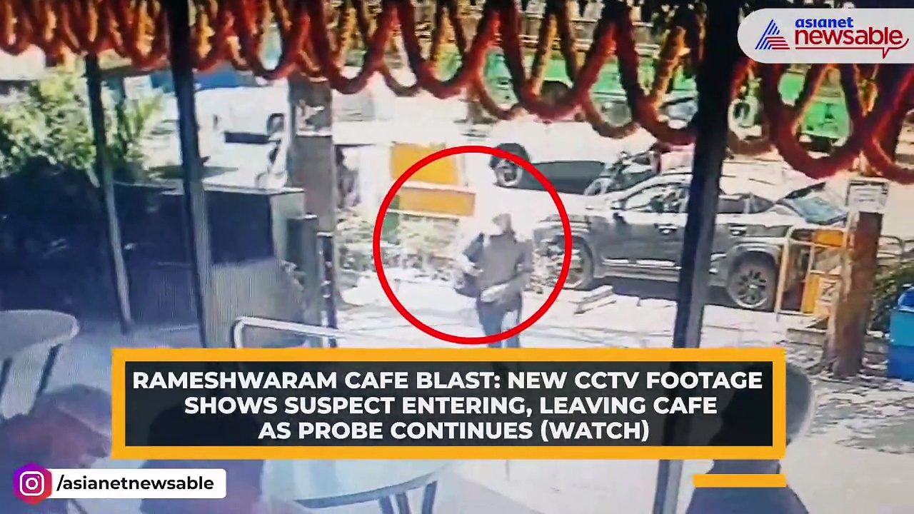 Rameshwaram Cafe blast: New CCTV footage shows suspect entering, leaving cafe as probe continues (WATCH)