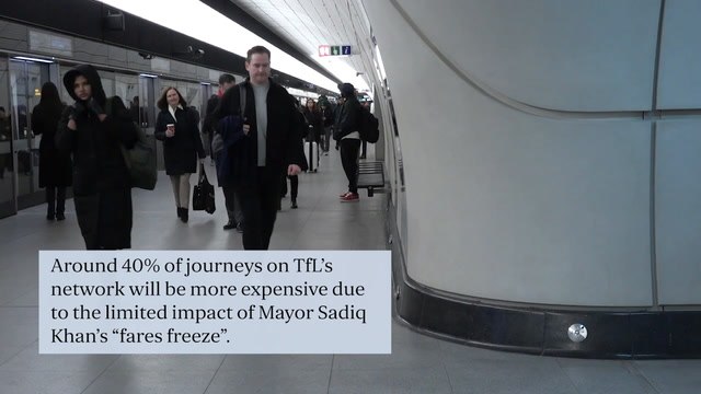 About 40% of TfL journeys to cost more despite Sadiq fares freeze