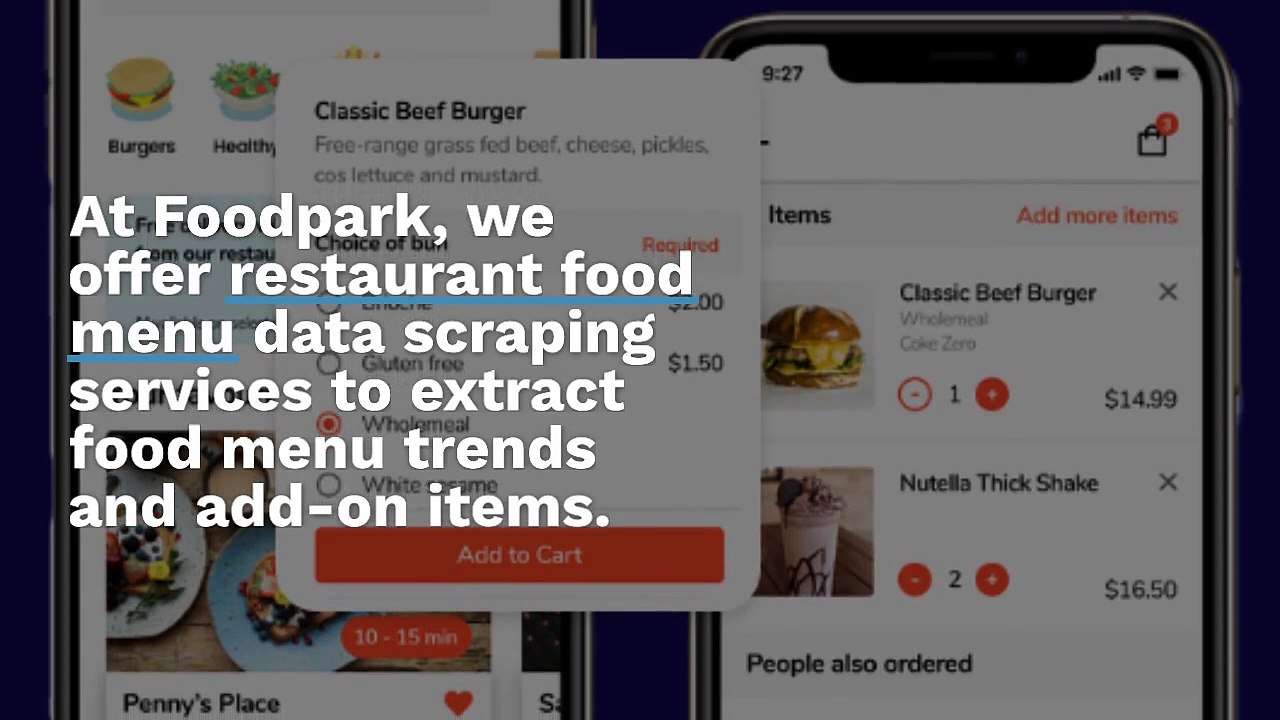 Restaurant Menu Scraping – Scrape Menu Add-Ons Data