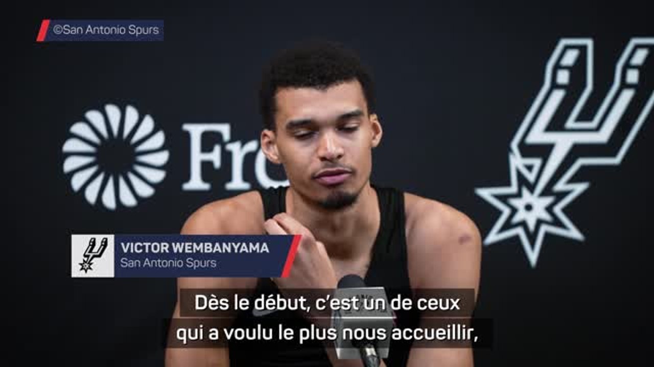 Spurs - Wembanyama et le soutien de Manu Ginobili : "Des conseils autant basket qu'en dehors"