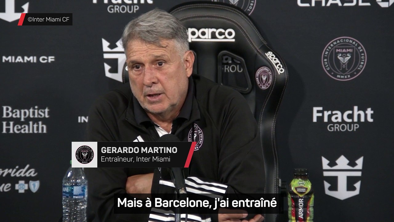 Martino : "C'est rare d'entraîner des Messi, Suarez, Busquets et Alba en MLS"
