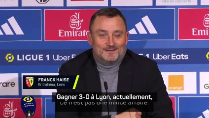 Haise : "Gagner 3-0 à Lyon, actuellement, ce n'est pas une mince affaire"