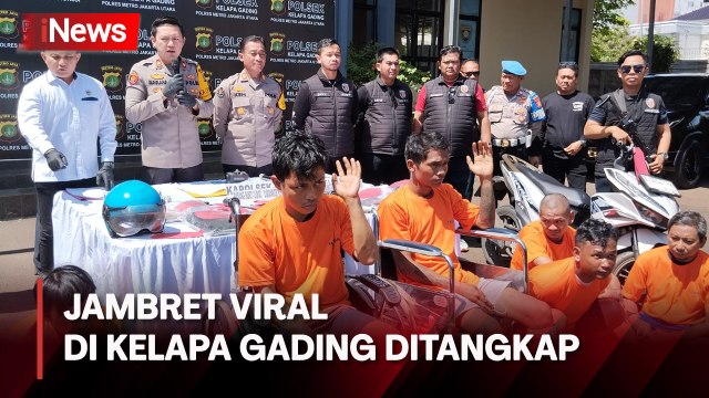 Polisi Ringkus Jambret Viral di Lampu Merah Kelapa Gading