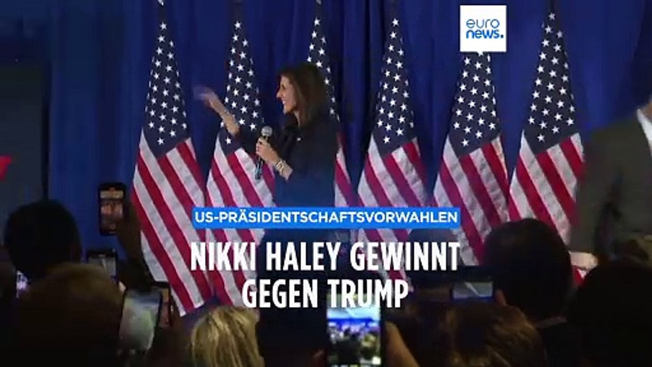 US-Präsidentschaftsvorwahlen: Nikki Haley lässt Trump in D.C. hinter sich
