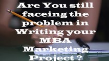 MBA Project Topics for Marketing Management   MBA Marketing Projects - Readymade Projects