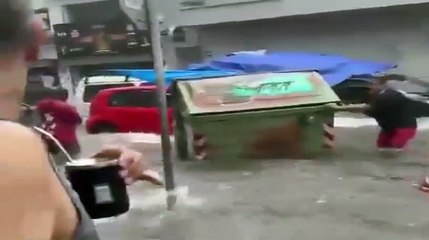 Mucha lluvia e inundaciones en Montevideo, Uruguay (02/03/2024)