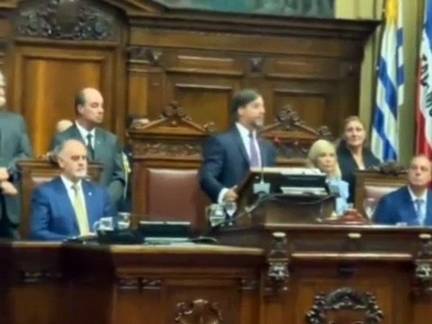 Presidente Lacalle Pou en la apertura de la Asamblea General - Montevideo, Uruguay (01/03/2024)