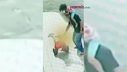 Kayboldu sandığı kızının omzunda olduğunu fark etmedi!