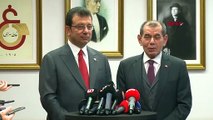 İmamoğlu, Galatasaray Başkanı Dursun Özbek'i ziyaret etti