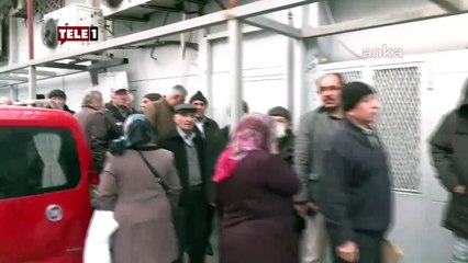 Ankara'nın soğuğunda ucuz et kuyruğu! Sabahın 3'ünden beri bekliyor...