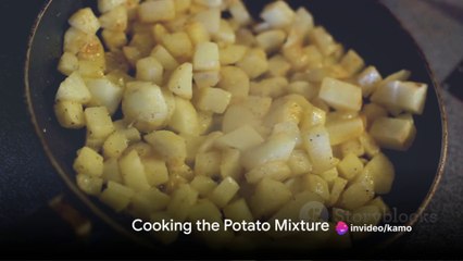 I had a Potato and Egg,so I made this Easy Delicious Meal with No Oven