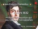  4 mars 1832 - La Mort de Jean-François Champollion : Le Génie derrière le Déchiffrement des Hiéroglyphes