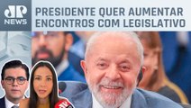 Lula se reúne com líderes no Senado nesta terça (05); Amanda Klein e Cristiano Vilela comentam