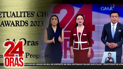 Ilang Kapuso programs at personalities, kinilala; "24 Oras" wagi bilang Best News Program | 24 Oras