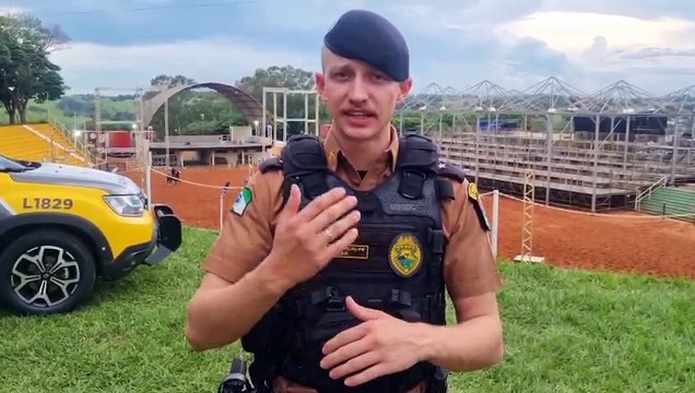 25º Batalhão divulga medidas de segurança e cuidados necessários durante a Expo Umuarama