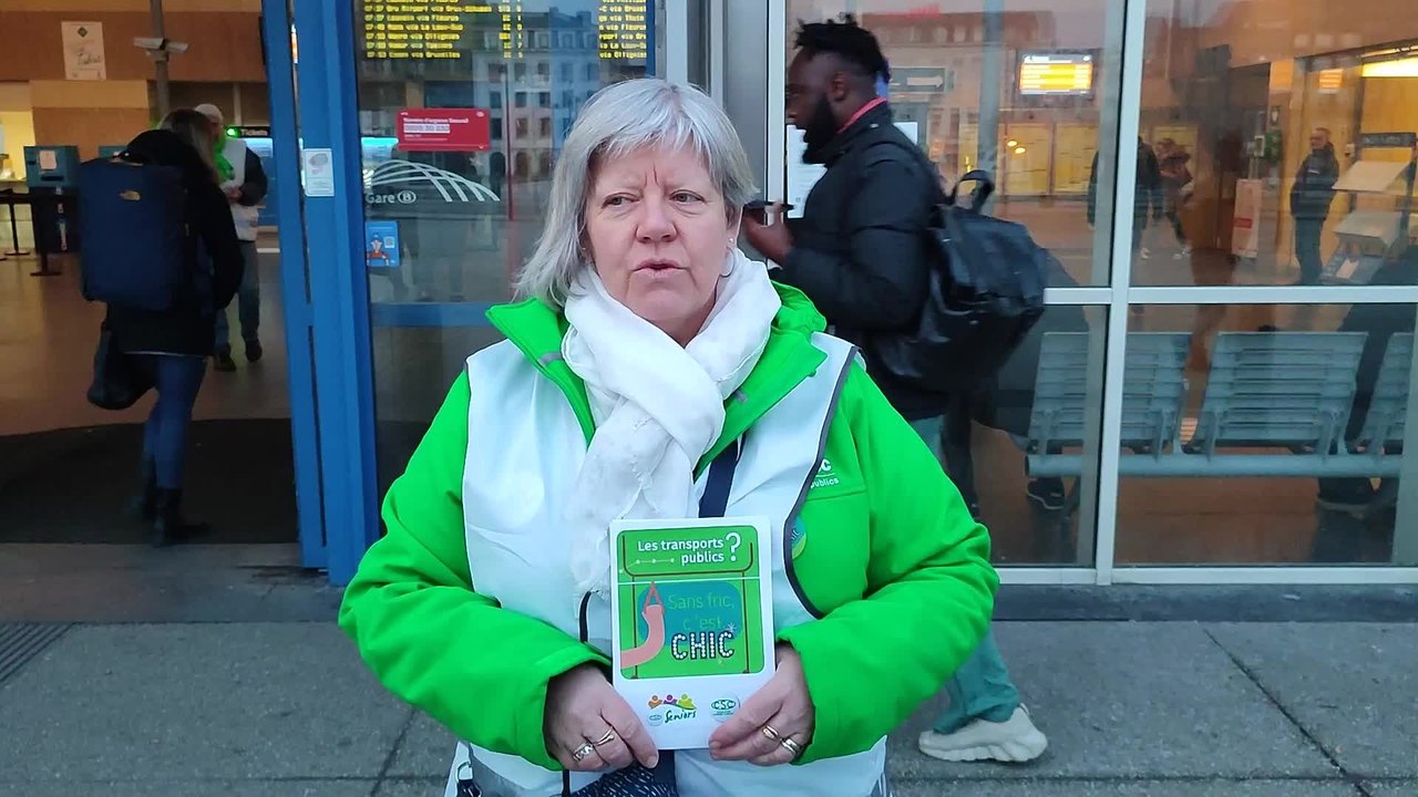 Hausse des tarifs des transports en commun : action devant la gare de ...