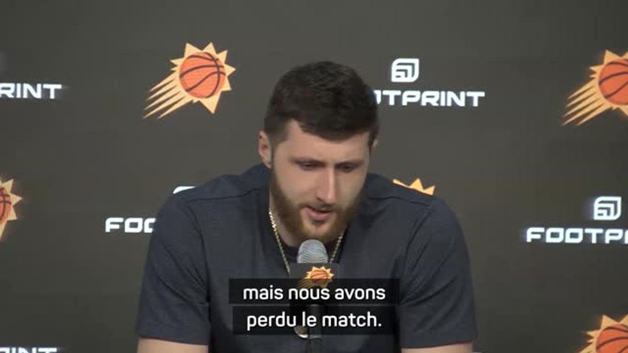 Suns - Nurkić irrité par les arbitres malgré son record de rebonds