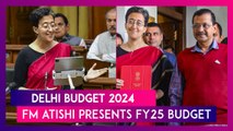 Delhi Budget 2024: Finance Minister Atishi Presents FY25 Budget With Rs 76,000 Crore Outlay