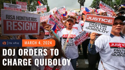 Download Video: Hontiveros hails DOJ order to charge Quiboloy, 5 others a day before Senate hearing