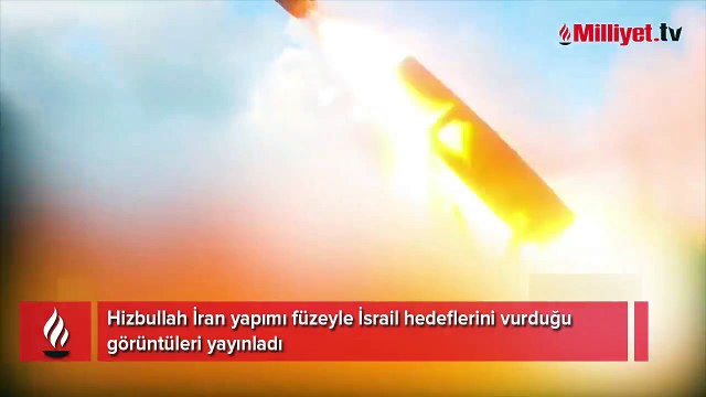 İran füzesi İsrail'i vurdu