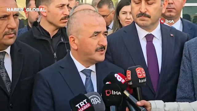 Trafik kazası geçiren BBP Genel Başkanı Mustafa Destici'den ilk görüntüler