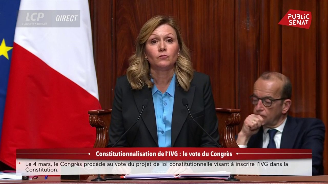 IVG dans la Constitution: "Pour la première fois, le Congrès du Parlement est présidé par une femme"