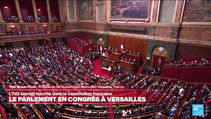 IVG dans la Constitution : Yaël Braun-Pivet, présidente de l'Assemblée nationale, ouvre les débats