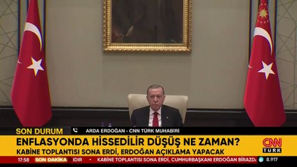 Kabine toplantısı sona erdi