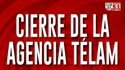 Cierre de la agencia Télam: vallaron el edificio y deshabilitaron la página web