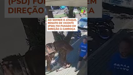 Vereador é mordido por cavalo durante caminhada no interior do Paraná #shorts