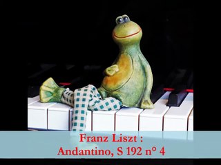 Franz Liszt : Andantino, S192 n°4