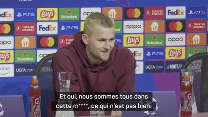 Download Video: Bayern Munich - de Ligt veut “sortir de cette m**** ensemble”