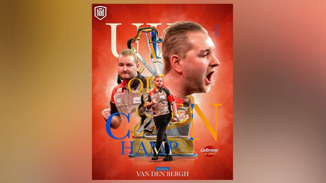 Darts UK Open summary: Dimitri van den Bergh triumphs in Minehead as Littlers’ wait for PDC major goes on