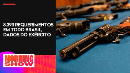 Novos certificados de registro de armas está crescendo