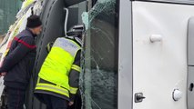 Un bus renversé, trois blessés dont un gravement